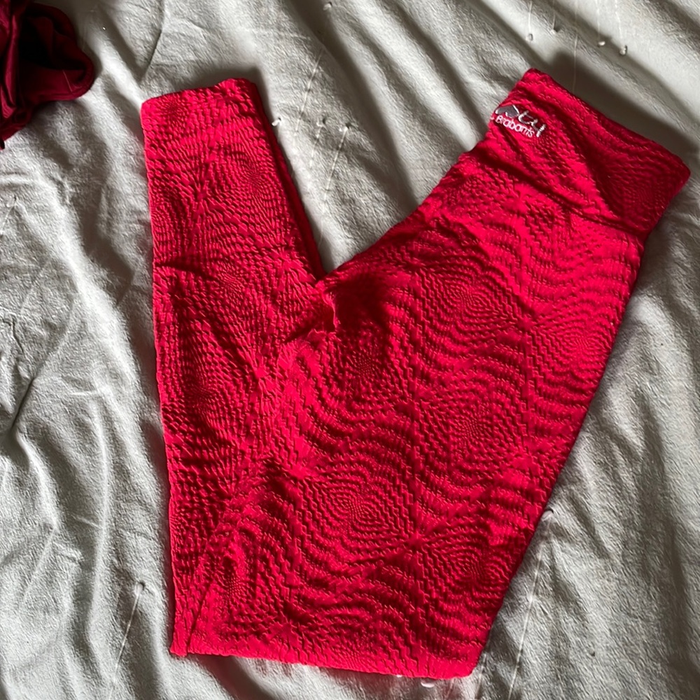 Mermaid BBB red leggings